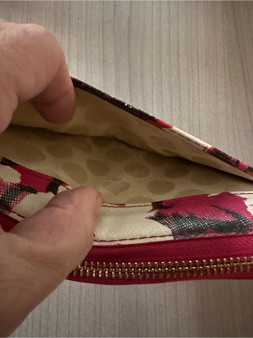 kate spade Floral Zip-Around Continental Wallet in Pink, Cream & Black - Picture 8 of 10